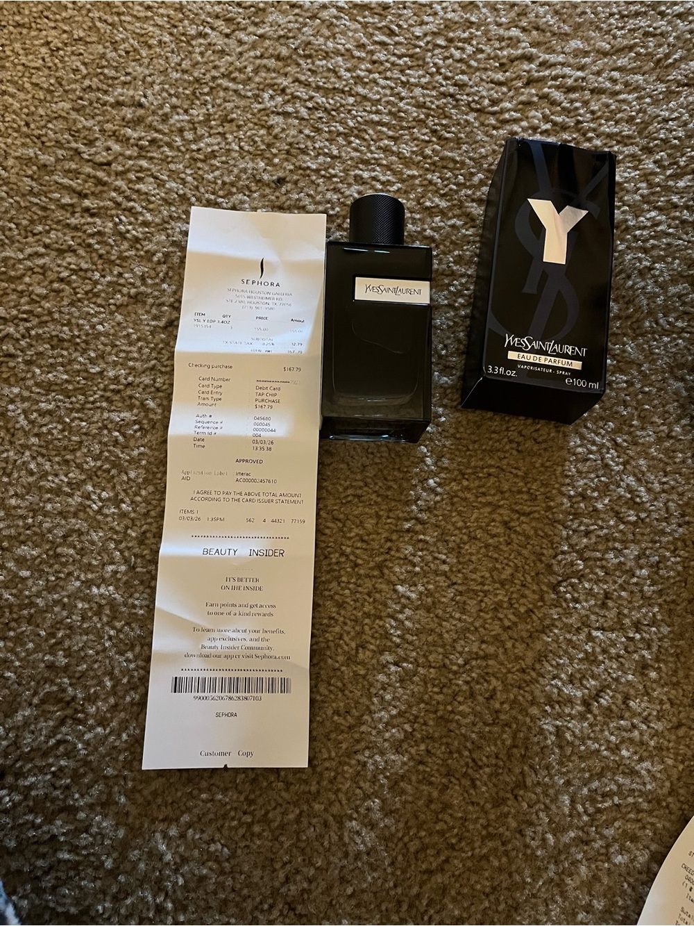 Yves Saint Laurent Y Eau de Parfum in Black
